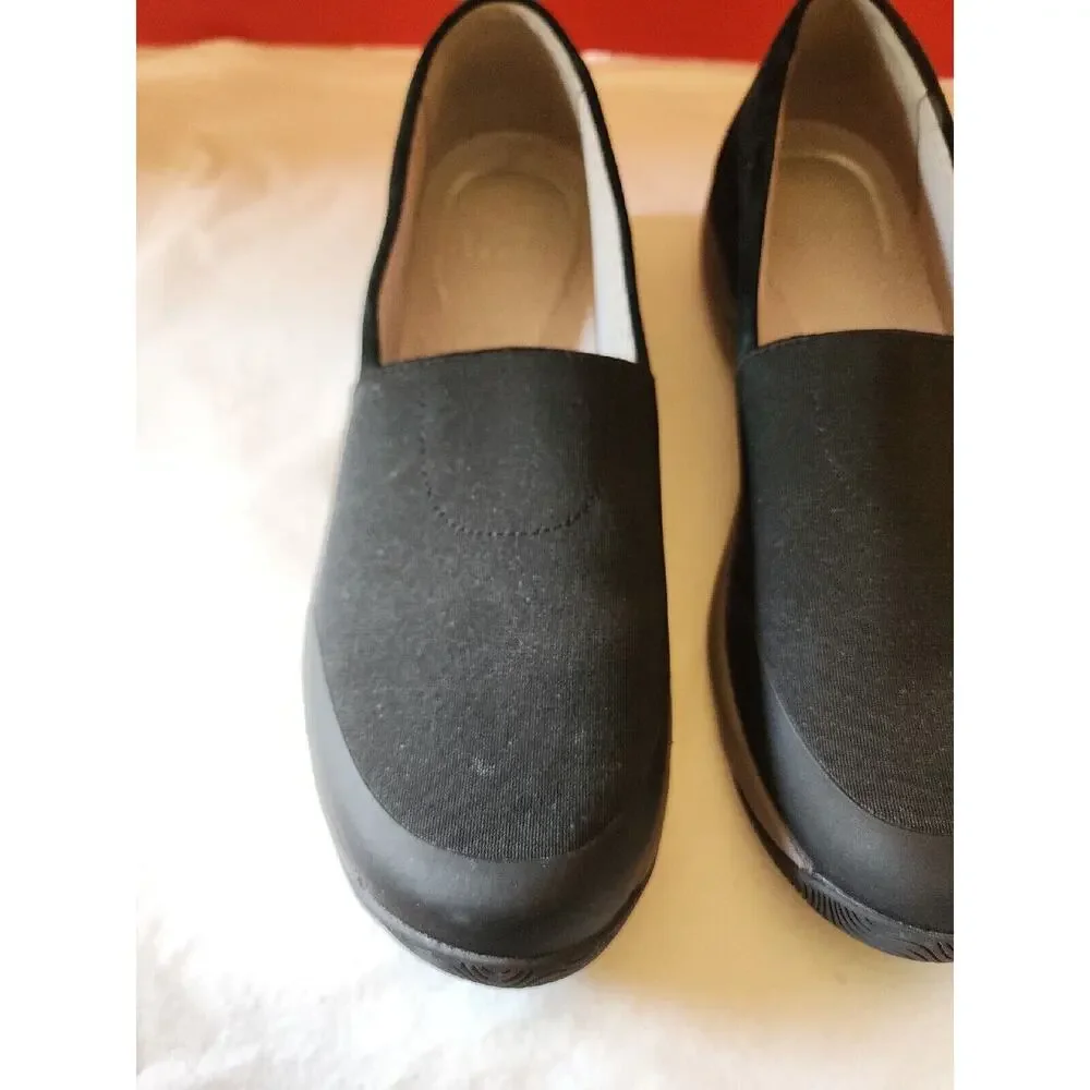 Dansko Womens Loafers Shoes Harriet Size EUR 38 US 7 Black Slip On Sneakers